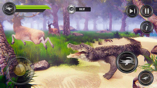 Angry Crocodile Wild Attack 3D screenshot 1