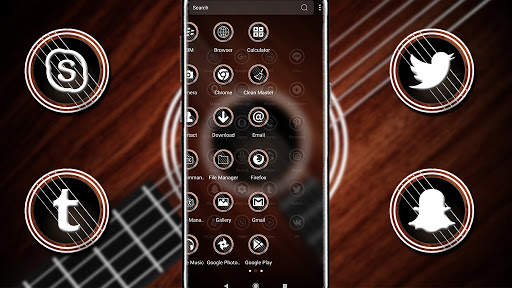 Guitar Launcher Theme screenshot 2