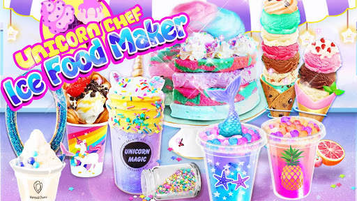 Unicorn Chef: Summer Ice Foods - Cooking Games screenshot 1