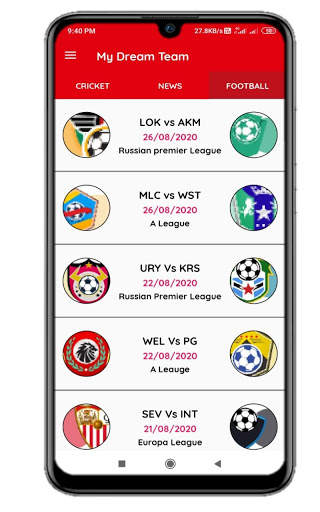 Dream Team 11 - Cricket 11 & Football Prediction screenshot 5