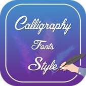Calligraphy Fonts free Style on 9Apps