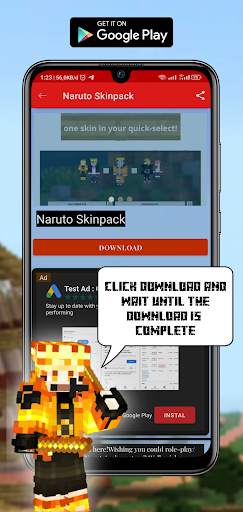 Mod addons Naruto for mcpe screenshot 4