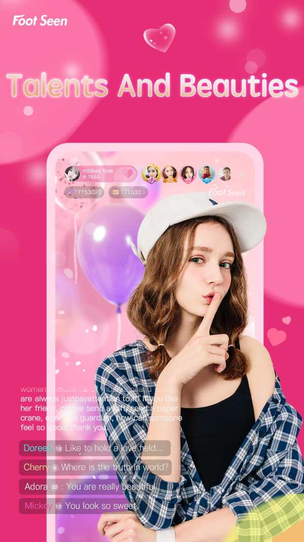 Footseen Live-Live Stream & Live Video Chat screenshot 2
