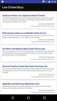 Live Cricket Buzz screenshot 5