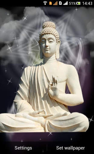 Lord Buddha Live Wallapaper screenshot 1