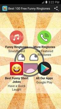 Best 100 Free Funny Ringtones screenshot 1