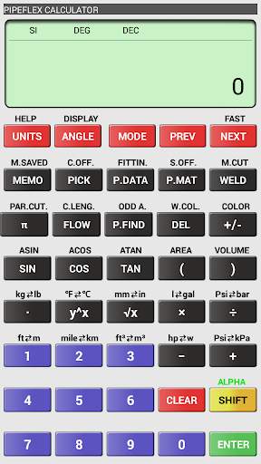Pipeflex Calculator скриншот 3