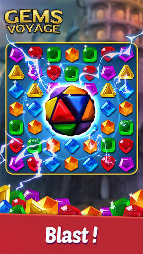 Gems Voyage - Match 3 & Jewel Blast screenshot 1