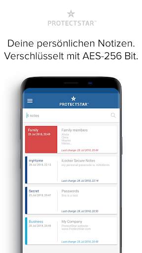 iLocker Tresor: Safe & Sichere Notizen & Applocker screenshot 1