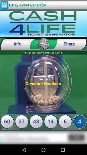 Cash for Life Lucky Ticket Generator screenshot 2