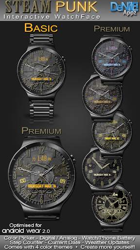 Steam Punk HD Watch Face Widget & Live Wallpaper screenshot 1