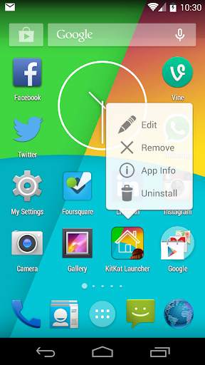 KitKat Launcher for KitKat& Lo screenshot 1