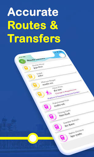 Delhi Metro App Route Map, Bus 3 تصوير الشاشة