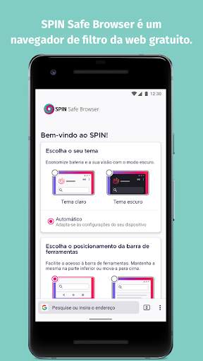 SPIN Safe Browser screenshot 1