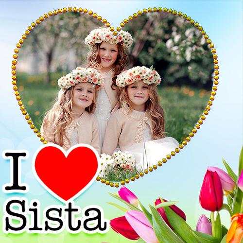 Love U Sister Photo Frame screenshot 4