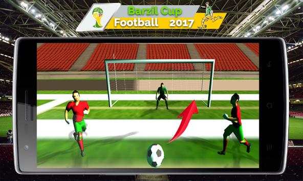 Bermain Nyata Sepak bola Sepak screenshot 1
