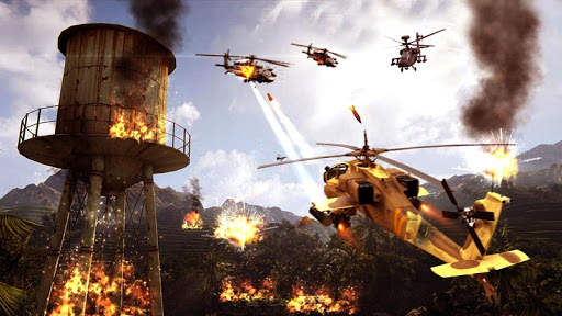 Gunship Strike 3D : Armey Helicopter games screenshot 1