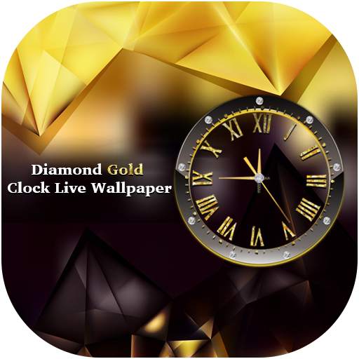 Diamond Gold Clock Wallpaper 1.6