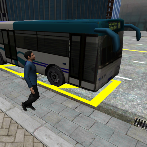 3D City driving - Bus Parking आइकन