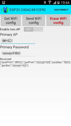 ESP32 WiFi setup over BLE or Bluetooth Serial screenshot 4