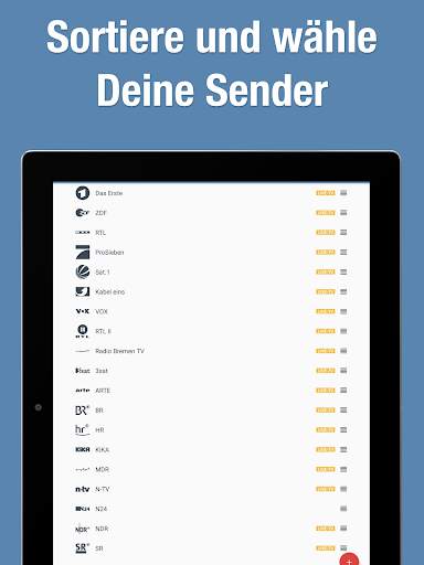 Fernsehen App mit Live TV 18 تصوير الشاشة