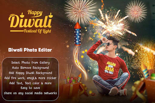 Diwali Photo Editor 1 تصوير الشاشة
