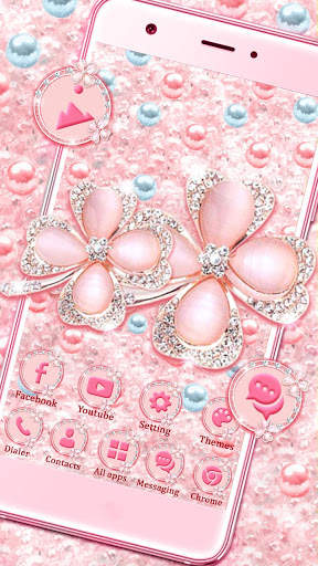Glitter Flower Themes Live Wallpapers screenshot 1