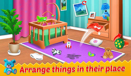 Baby Doll House Clean - Princess Home Cleanup Game screenshot 8
