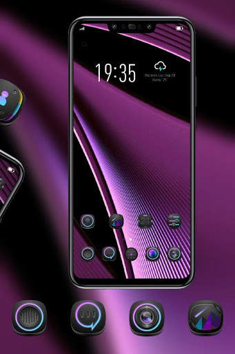 Colorful theme Purple business supple for Galaxy screenshot 2