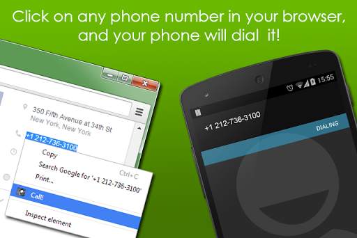 Call From Browser скриншот 1