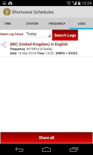 Shortwave Radio Schedules screenshot 7