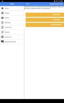 Cricket Scorer Plus screenshot 8