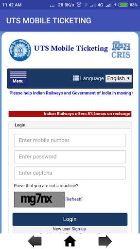 Online Uts Mobile Ticketing screenshot 4