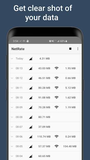 NetRate : internet speed meter 1 تصوير الشاشة