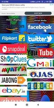 Pocket All Apps-Online shoping,Entertainment,etc. screenshot 2