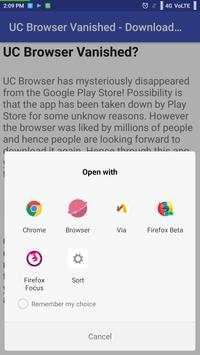 UC Browser Vanished - Download APK скриншот 1