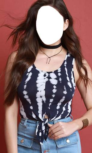 Women Crop Tops Photo Suit screenshot 14