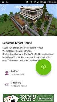 Redstone house maps for Minecraft screenshot 1
