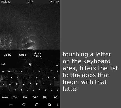 Letters Launcher screenshot 3