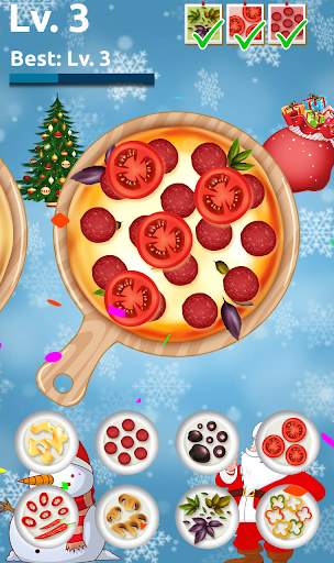 Christmas Pizza Cooking - Pizza Maker Kitchen Game screenshot 3