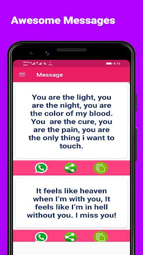 LOVE SMS AND QUOTES | LOVE MESSAGES AND STATUS screenshot 4