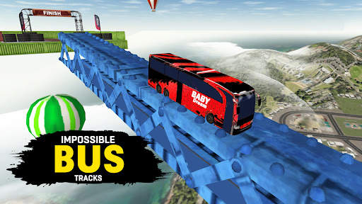 Impossible Bus Tracks - Bus Driving Games screenshot 1