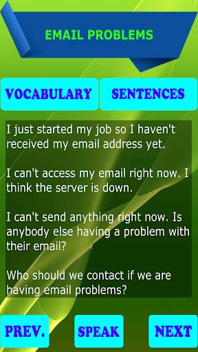 free English speaking app for office staff screenshot 5