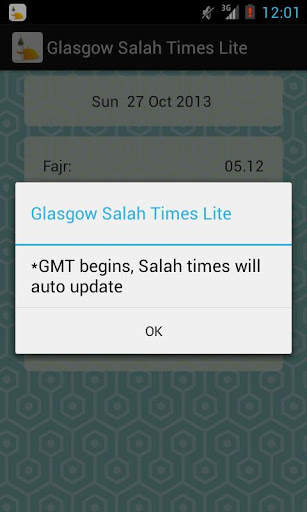 Glasgow Salah Times Lite screenshot 2