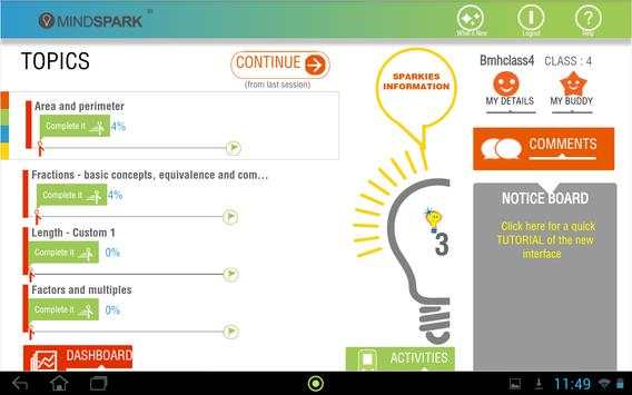 Mindspark screenshot 2
