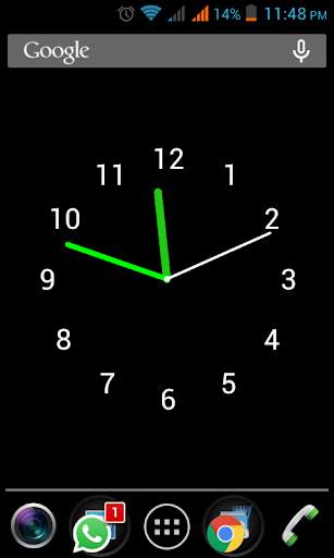 Adi AnalogClock Live Wallpaper screenshot 7