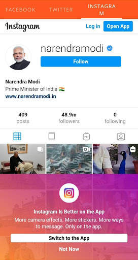 Narendra Modi Feed screenshot 4