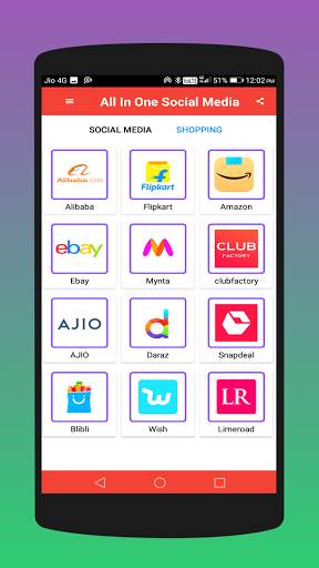 All In One Social Media App 2021- All Shopping App screenshot 2