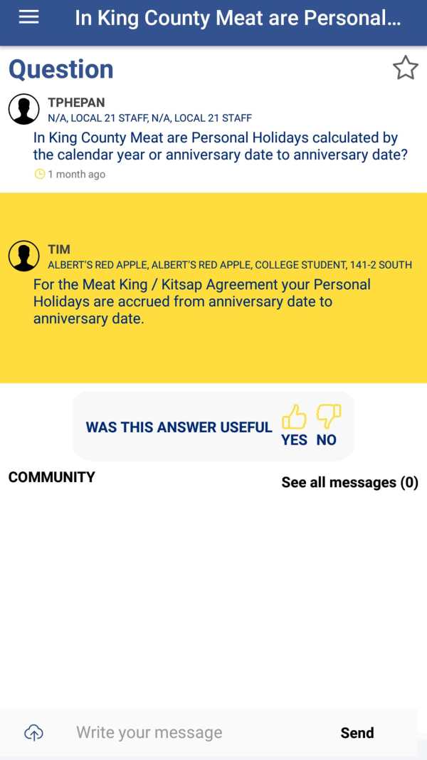 UFCW 21 App screenshot 7