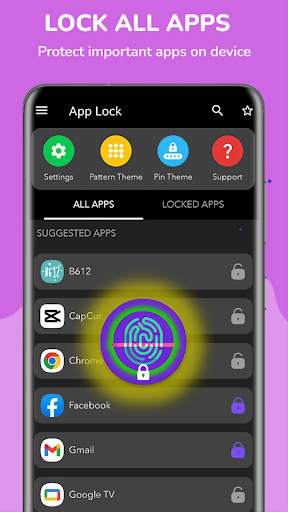 App Lock - Fingerprint Lock screenshot 1